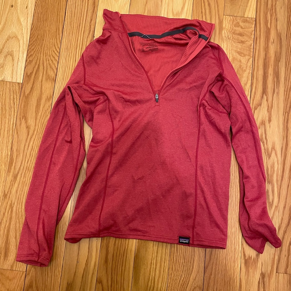 Patagonia Women's Crimson Quarter-Zip capilene base layer XS - VEUC Used Once